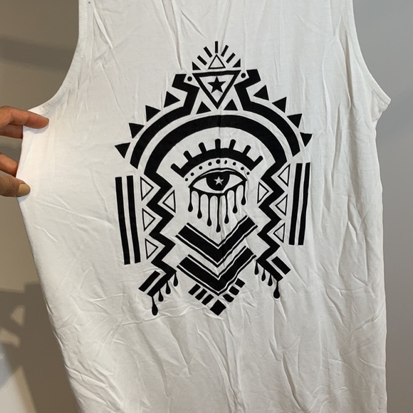 H&M Tribal Eyeball Print Dress - Picture 4 of 5